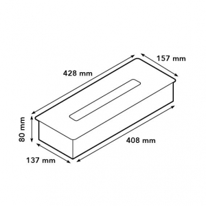 Bioethanol Brenner S mit Lippe (4114LB)